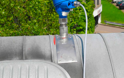 Detection of metal dust in a clear gas site after bag filter