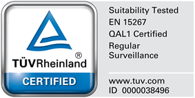 Certification QAL1 TUV