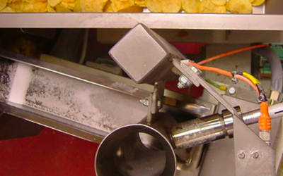 Spice dosing in the manufacture of potato chips