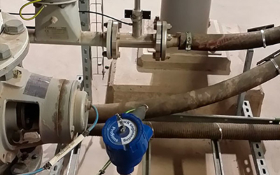 Flow measurement to control the exhaust gas cleaning in waste incineration